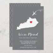 Verplaatsende aankondiging | StaatsKENTUCKY (Voorkant / Achterkant)