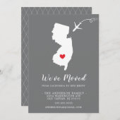 Verplaatsende aankondiging | State NEW JERSEY (Voorkant / Achterkant)