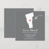 Verplaatsende aankondiging | State VERMONT (Voorkant / Achterkant)