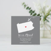 Verplaatsende aankondiging | STATUUT PENNSYLVANIA (Staand voorkant)