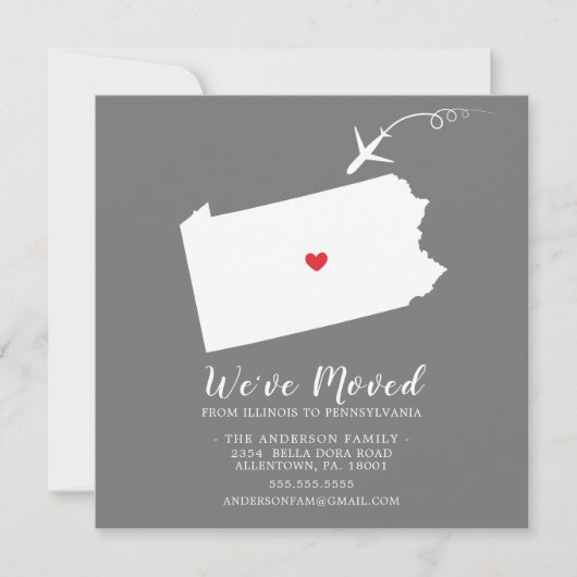 Verplaatsende aankondiging | STATUUT PENNSYLVANIA (Voorkant)