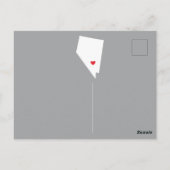 Verplaatsende aankondigingsstaat NEVADA-postkaart Briefkaart (Achterkant)