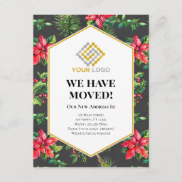 Verplaatsende Bekendmaking kerstbriefkaart Briefkaart