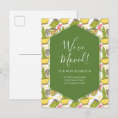 Verplaatsende koninklijke cactus Green Yellow Briefkaart (Voorkant / Achterkant)