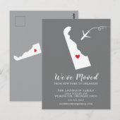 Verplaatsende koninklijke DELAWARE-postkaart Briefkaart (Voorkant / Achterkant)