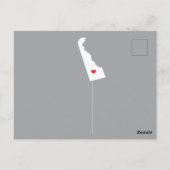 Verplaatsende koninklijke DELAWARE-postkaart Briefkaart (Achterkant)