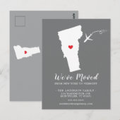 Verplaatsende koninklijke staat VERMONT Post Card Briefkaart (Voorkant / Achterkant)