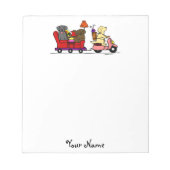 Verplaatsende labradors notitieblok (Voorkant)