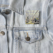 Verplaatsende machines van 'Dickinson's Comprehens Vierkante Button 5,1 Cm (In situ)