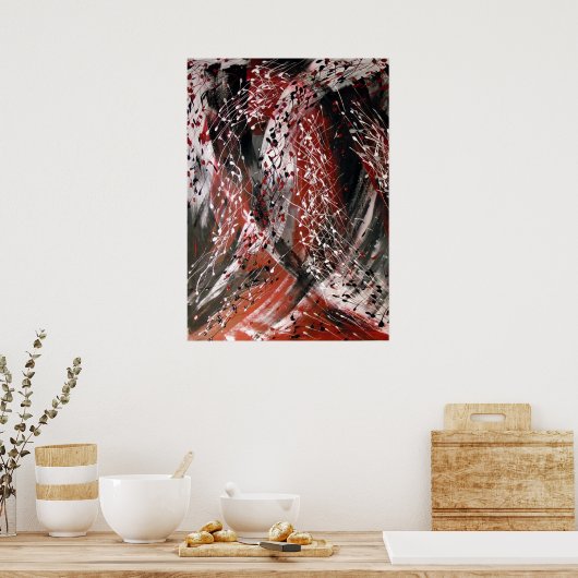 Verplaatsende passie poster (Keuken)