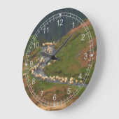 Verplaatsende schapen grote klok (Hoek)