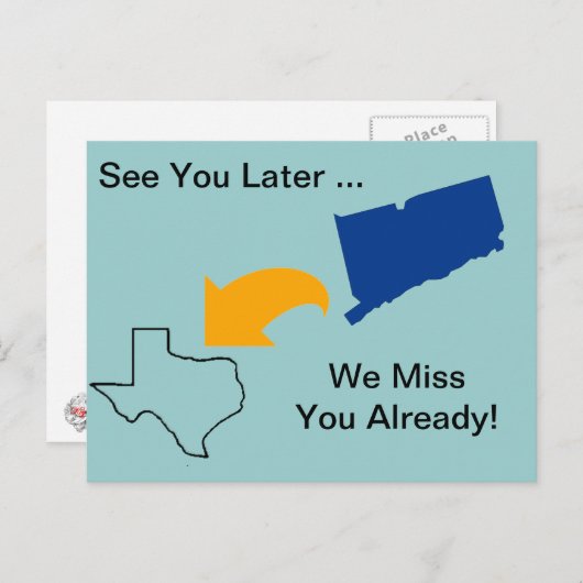 Verplaatsende Uitnodigingen (Voorkant / Achterkant)