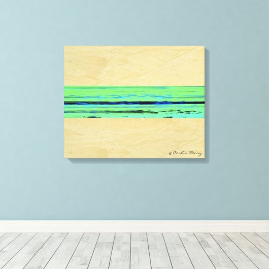 Verplaatsing 001 canvas afdruk (Insitu (Houten vloer))