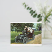 Verplaatsing in Vintage 1910 Briefkaart (Staand voorkant)