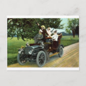 Verplaatsing in Vintage 1910 Briefkaart (Voorkant)