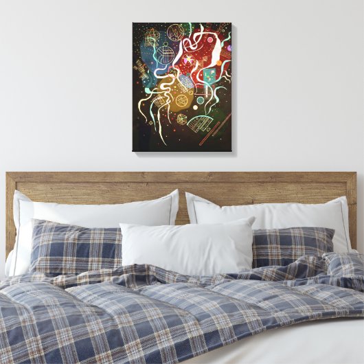 Verplaatsing | Kandinsky | Canvas Afdruk (Insitu (Slaapkamer))