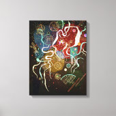Verplaatsing | Kandinsky | Canvas Afdruk (Voorkant)