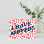 VERPLAATSING kleurrijk Watermeloen Fruity Fun Briefkaart (Staand voorkant)