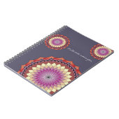 Verplaatsing Mandala-laptop | Schrijf wat je verpl Notitieboek (Linkerzijde)