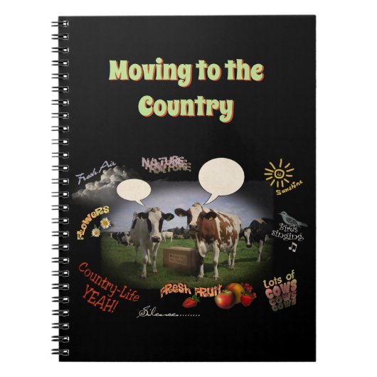 Verplaatsing naar het land (in bewaring) notitieboek (Voorkant)