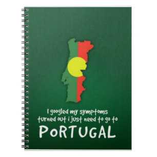 Verplaatsing naar Portugal Spiral Notitieboek
