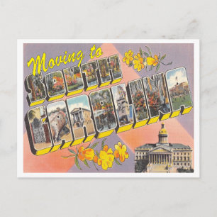 Verplaatsing naar Zuid-Carolina  adreswijziging Aankondigingskaart