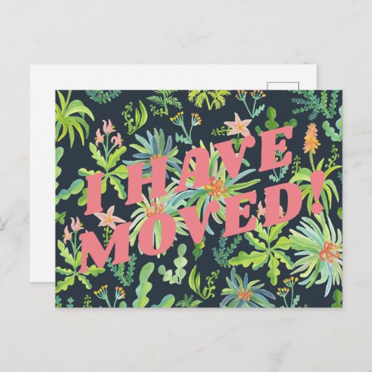 VERPLAATSING Oerwoud met kleurstoffen Briefkaart (Voorkant / Achterkant)