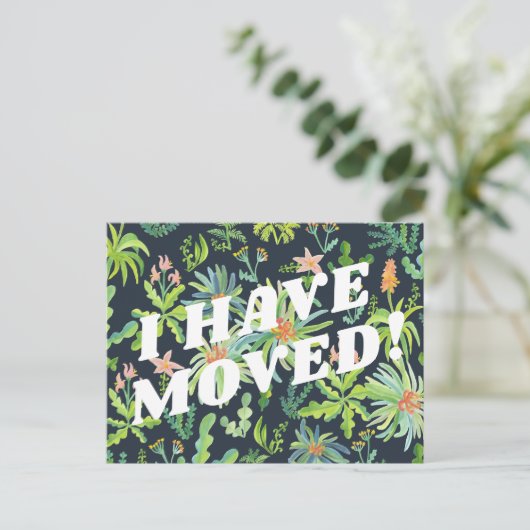 VERPLAATSING Oerwoud met kleurstoffen Briefkaart (Staand voorkant)