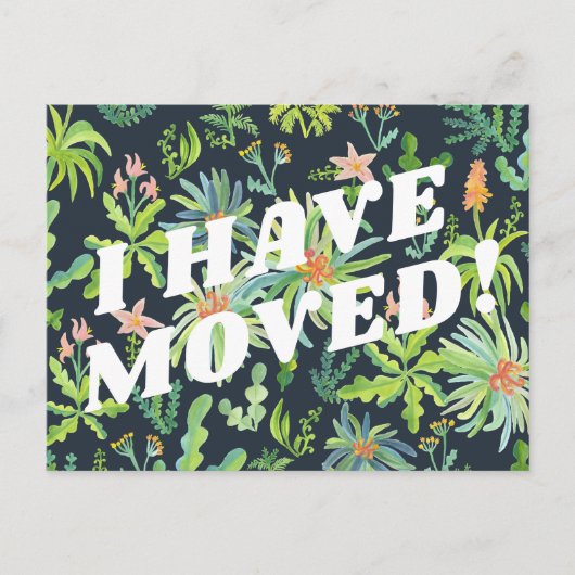 VERPLAATSING Oerwoud met kleurstoffen Briefkaart (Voorkant)