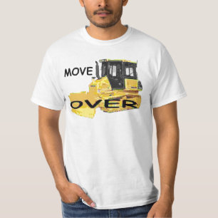 verplaatsing over t-shirt