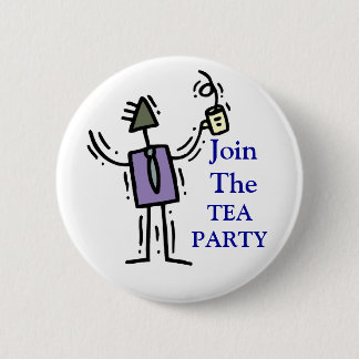 VERPLAATSING TEA PARTIJ RONDE BUTTON 5,7 CM