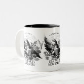 VERPLAATSING TEA PARTIJ TWEEKLEURIGE KOFFIEMOK (Voorkant links)