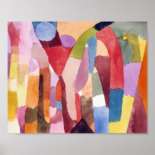 Verplaatsing van vrijgelaten kamers: Paul Klee 191 Poster (Voorkant)