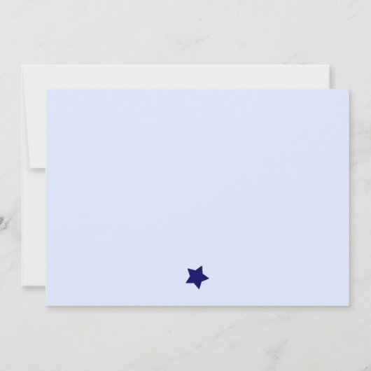 Verplaatsingen/Cambridge Baby Shower-uitnodigingen Kaart (Achterkant)