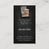 Verplaatsingsbedrijf/doos/dozen/dozen/karton Visitekaartje (Achterkant)