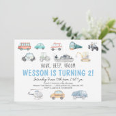 Verplaatsingsdag uitnodiging (Staand voorkant)