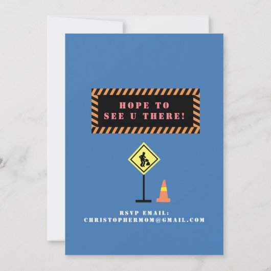 Verplaatsingsdag uitnodiging (Achterkant)