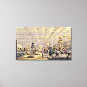 Verplaatsingsmachines, bord 49, van de Dickinsons  Canvas Afdruk