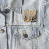 Verplaatsingsmachines, bord 49, van de Dickinsons Vierkante Button 5,1 Cm (In situ)