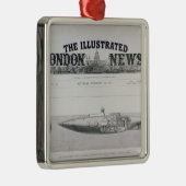 Verplaatsingsonderzeeër en -onderzeeër metalen ornament (Rechts)