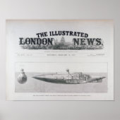 Verplaatsingsonderzeeër en -onderzeeër poster (Voorkant)