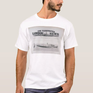 Verplaatsingsonderzeeër en -onderzeeër t-shirt