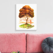 Verplaatsingsseizoenen Canvas Afdruk (Insitu (Woonkamer))