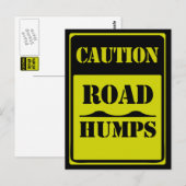 VERPLAATSINGSWEGENS verkeersborden Briefkaart (Voorkant / Achterkant)