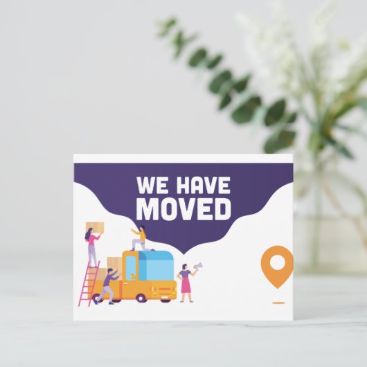 Verplaatst Briefkaart (Staand voorkant)