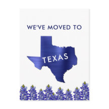 Verplaatst naar Bluebonnet State Texas Map Nieuw a