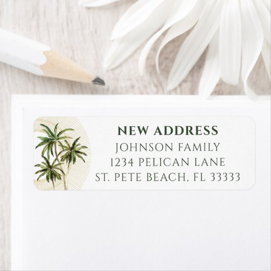 Verplaatst naar het Witte Adres van de Terugkeer v Etiket (Insitu)