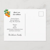 Verplaatst naar Sinaasappels van Florida Aqua Fenc Aankondigingskaart (Achterkant)