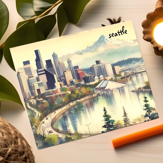Verplaatste massa mailing Seattle briefkaarten