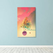 Verplaatste Mensen Plaatsen Koningen Canvas Afdruk (Insitu (Houten vloer))
